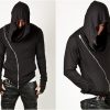 Men's zipper Hoodies Mantle Hip Hop Long Sleeve Streetwear Hooded Jackets