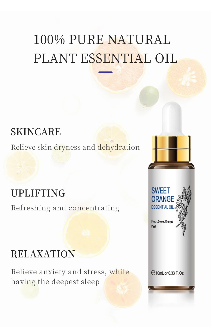 HIQILI Orange Tea Tree Essential Oils - TheDownliners Store