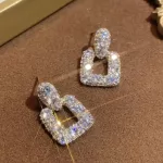 Square Drop Earrings