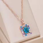 Necklace for Women Blue N...