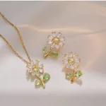 2PCs Necklace Earring Set